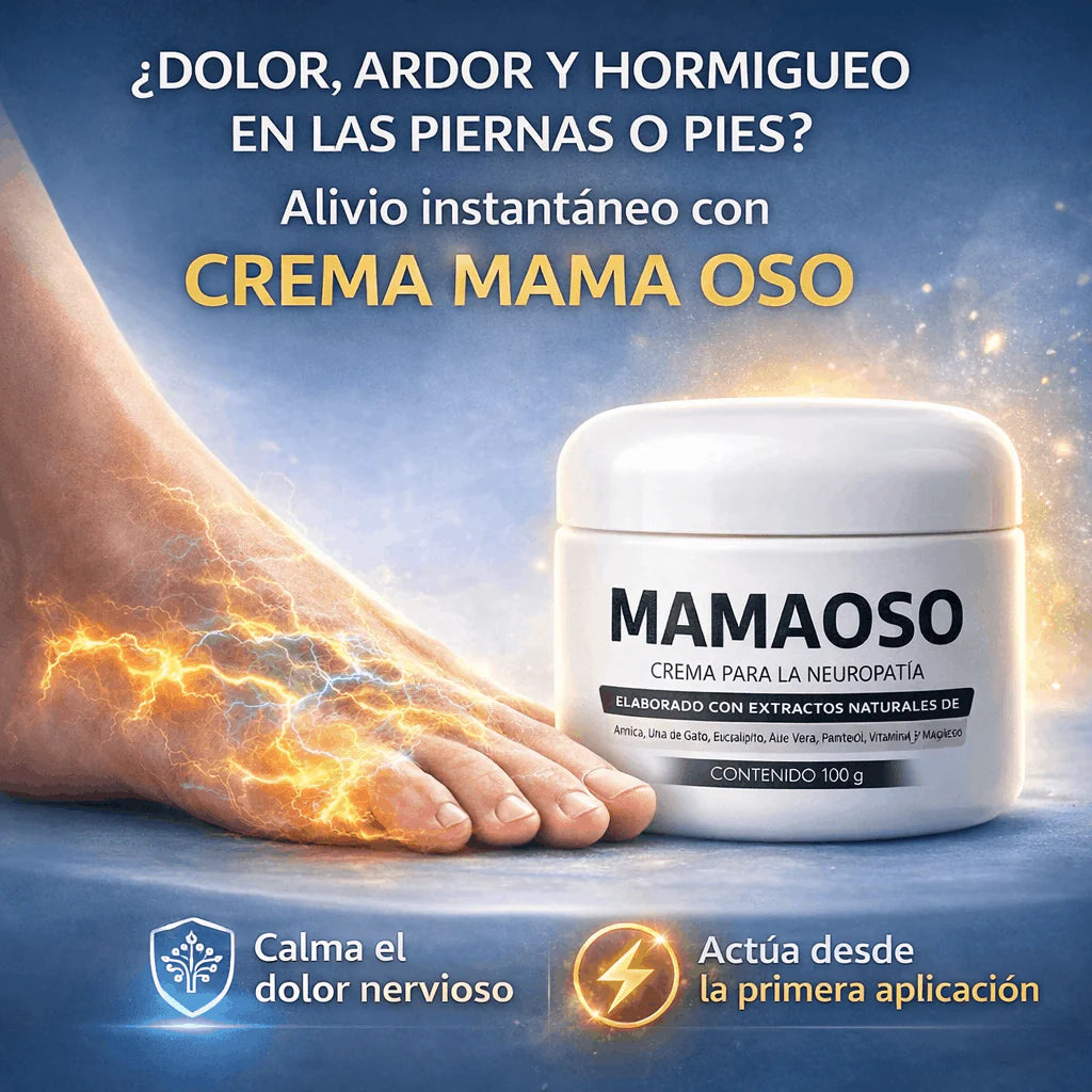 MAMAOSO - Crema de Magnesio para Artritis, Neuropatía y Dolor Articular